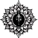 sudarshan chakra tattoo design idea