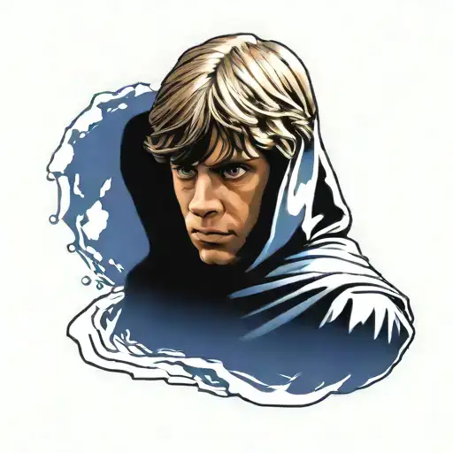 luke skywalker tattoo design idea