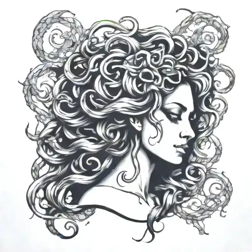 Medusa alt gothic style music rock inspired tattoo beautiful  tattoo design idea