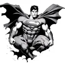 Superman tattoo design idea