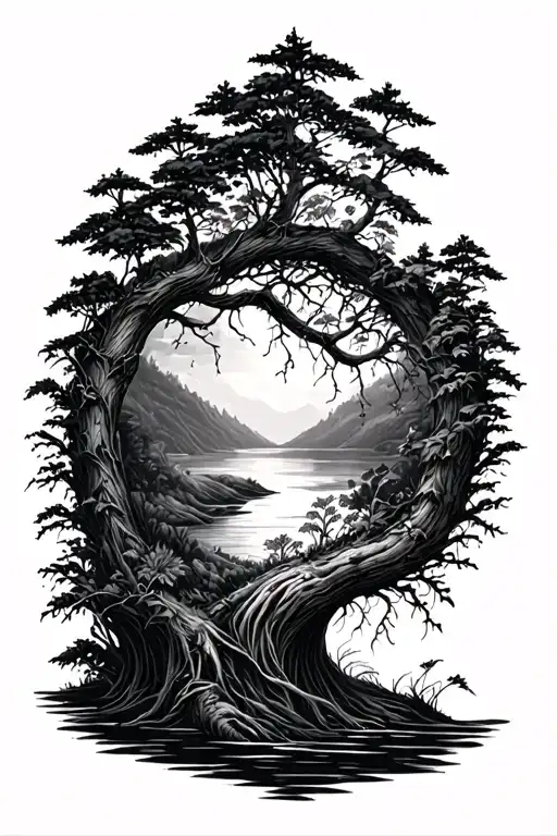 nature inspired tattoo design inspired for men tattoo design idea