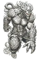 Asura's wrath tattoo design idea