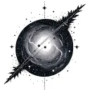 Andromeda Constellation tattoo design idea