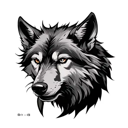 viking wolf, scorpion astrology and vegvisir Rune design tattoo design idea