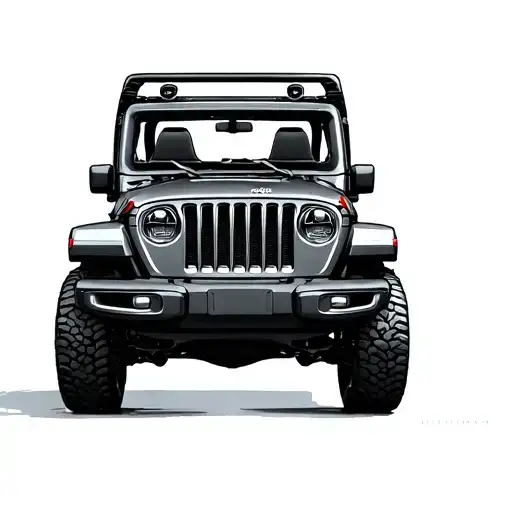 jeep wranglers tattoo design idea