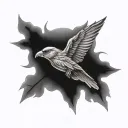 still I rise tattoo design idea