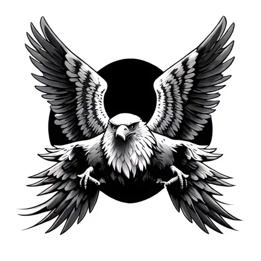 Eagle Wings tattoo design idea