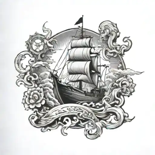 the odyssey half sleeve tattoo design idea