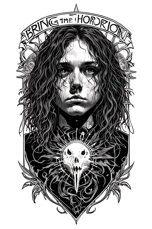 Bring Me The Horizon doomed tattoo design idea