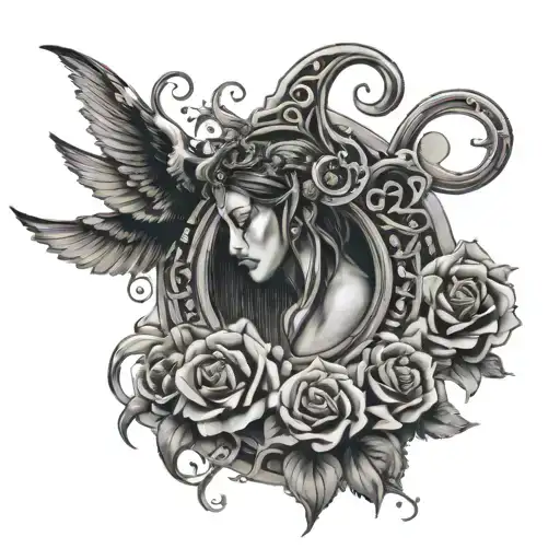 tattoo that represents my 5 family members mother father 2 brothers and my wife and that I can sacrifice myself for them tattoo design idea