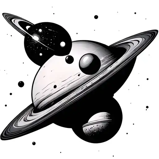Space Fillers tattoo design idea