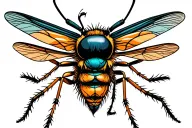 mosquito tattoo design idea