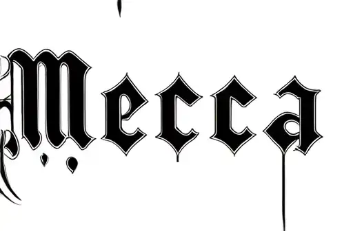 "Mecca" tattoo design idea