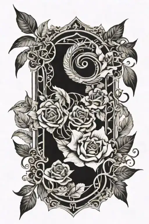 hollow meaning tattoo design idea