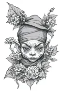 buckwheat from k-drama Goblin tattoo design idea