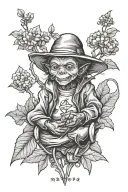 buckwheat from k-drama Goblin tattoo design idea