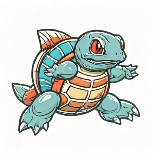 squirtle tattoo design idea