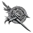 Anglo Saxon tattoo design idea