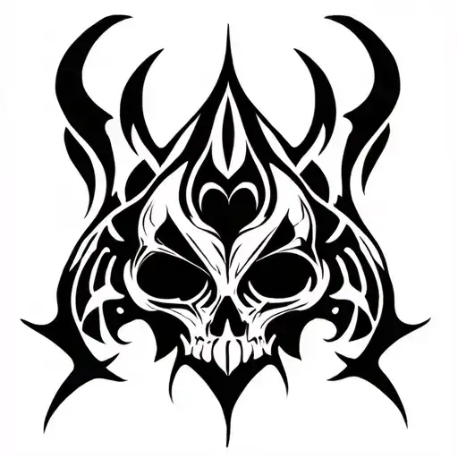 666 tattoo design idea