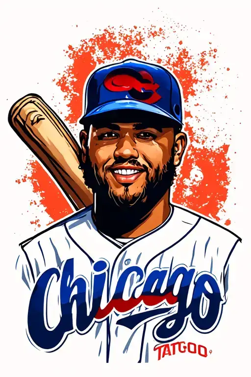 chicago cubs tattoo design idea