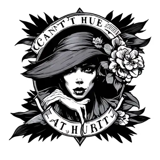 can't hurt me tattoo design idea