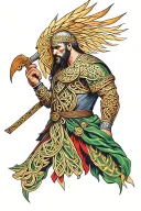 CELTIC WARRIOR tattoo design idea