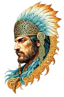 CELTIC WARRIOR tattoo design idea