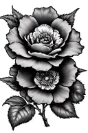 Cherokee rose tattoo design idea
