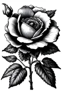 Cherokee rose tattoo design idea