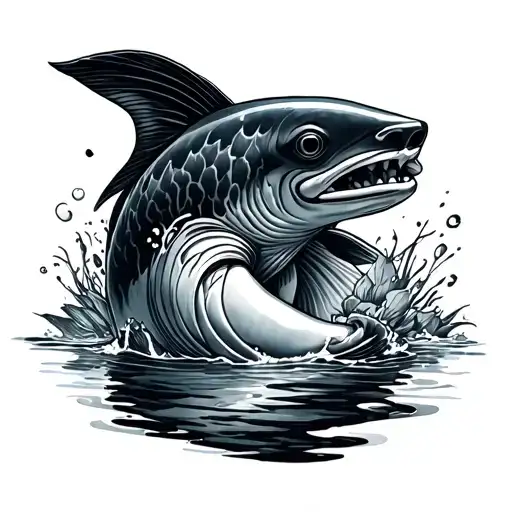 swimger bisexual tattoo design idea