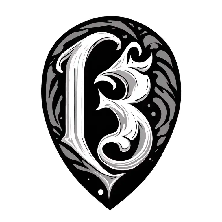 kids initial tattoo tattoo design idea