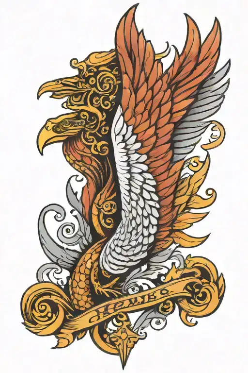 hermes wing  tattoo design idea