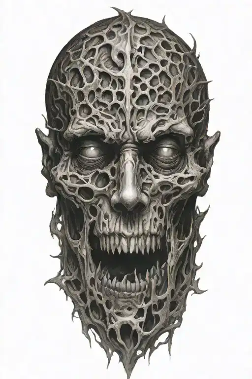 gustave dore scary ominous tattoo design idea