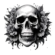 skull tattoo design idea
