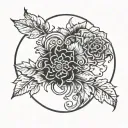 bleached tattoo design idea