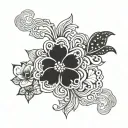 bleached tattoo design idea