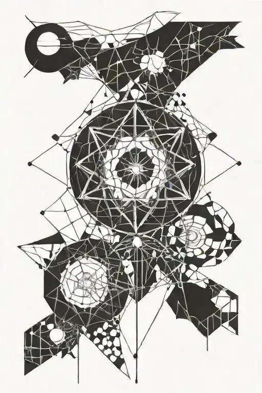 metaphysics quantum mechanics universe tattoo design idea