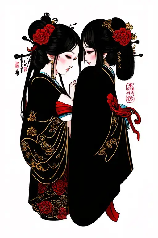 Kaiserin and Kaiser tattoo design idea