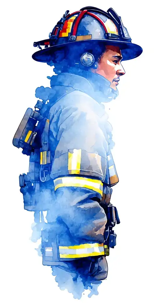 Firefighter tattoo design idea