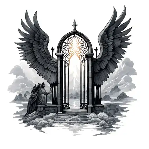 Heaven Gates tattoo design idea
