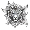 xvii tattoo design idea