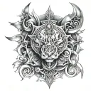 xvii tattoo design idea