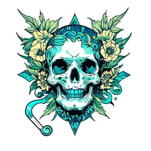 oxygen tattoo design idea