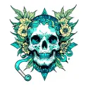 oxygen tattoo design idea