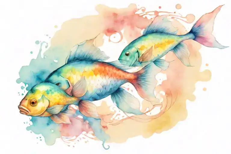 coi fish tattoo design idea