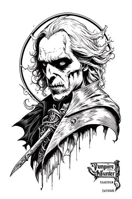 Vampire Hunter D Forearm Tattoo tattoo design idea