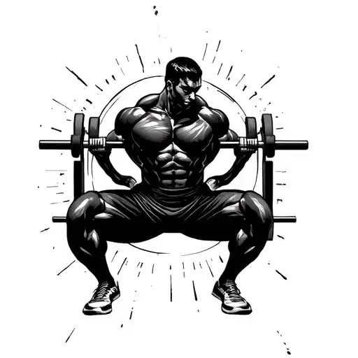 gym tattoo design idea