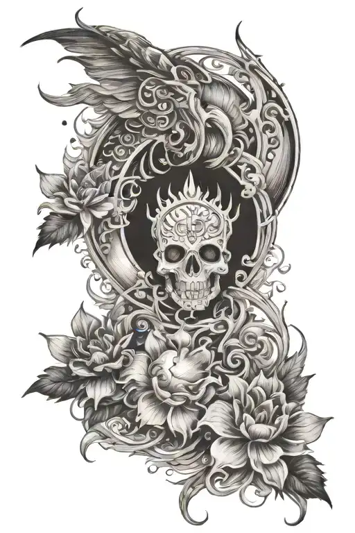 I want a half sleeve that has this: -number 29, number 1891 or the word Peñarol, Family and beach tattoo design idea
