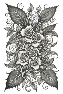 thorn vine made of words “You, dear children, are from God and have overcome them, because the one who is in you is grea tattoo design idea