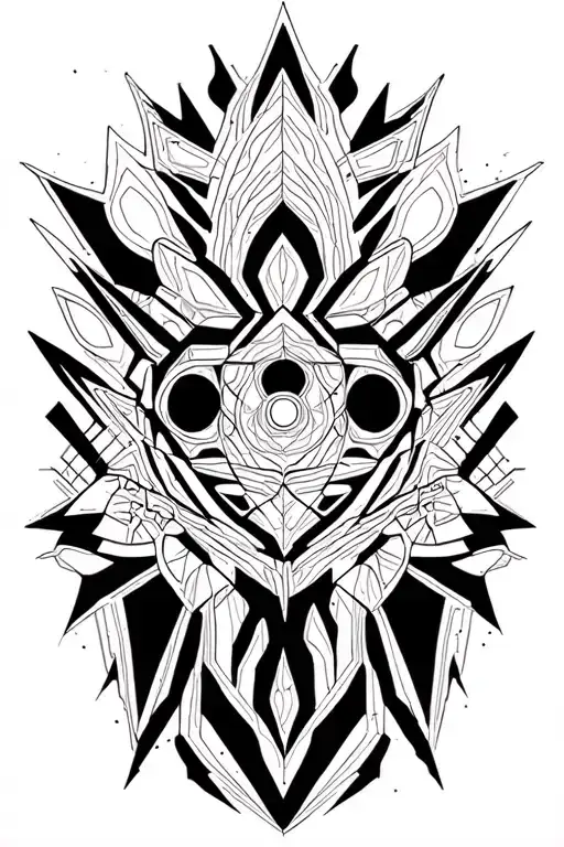 burning man festival, desert, tattoo design idea